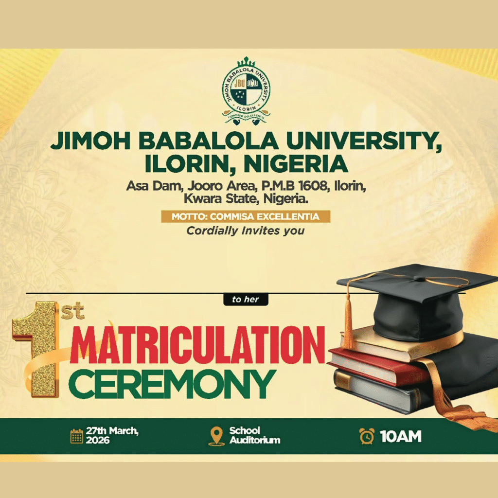 JBU-maiden-matriculation-2026-2