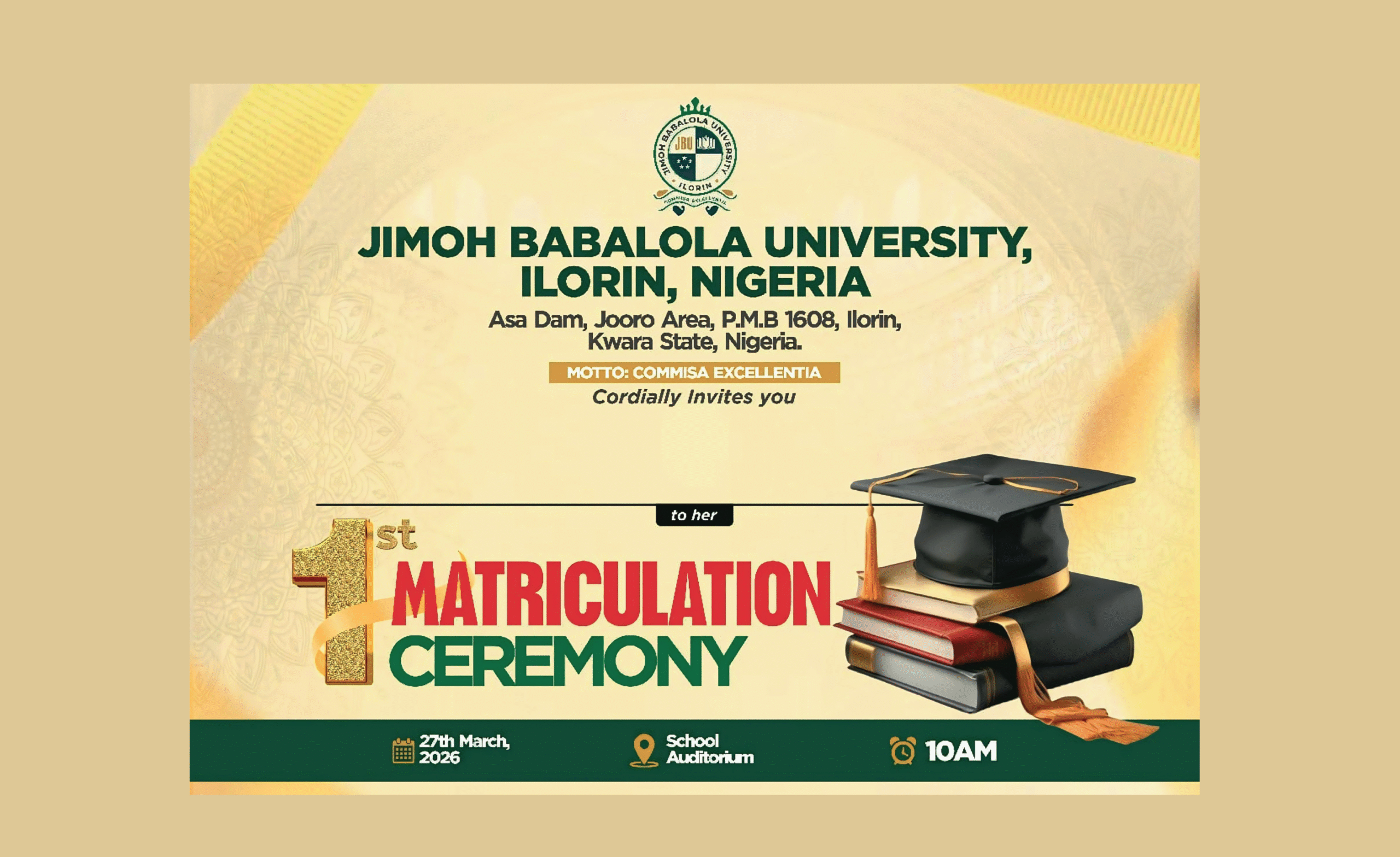 JBU-maiden-matriculation-2026-2